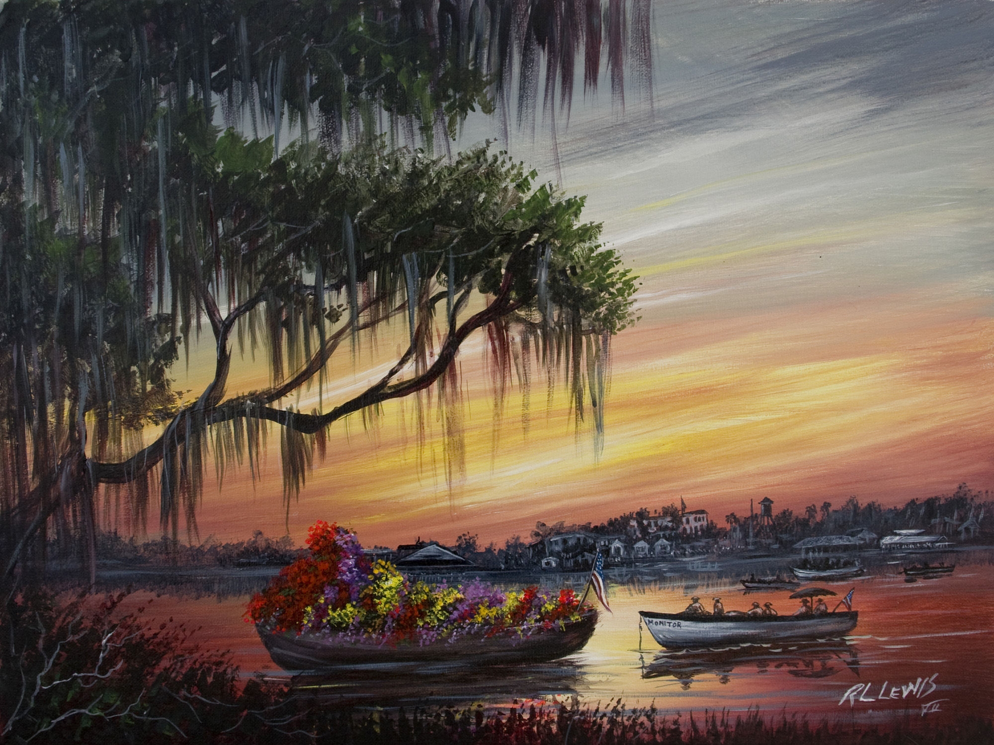 "Paintings of Nostalgic Florida" by RL Lewis and Curtis