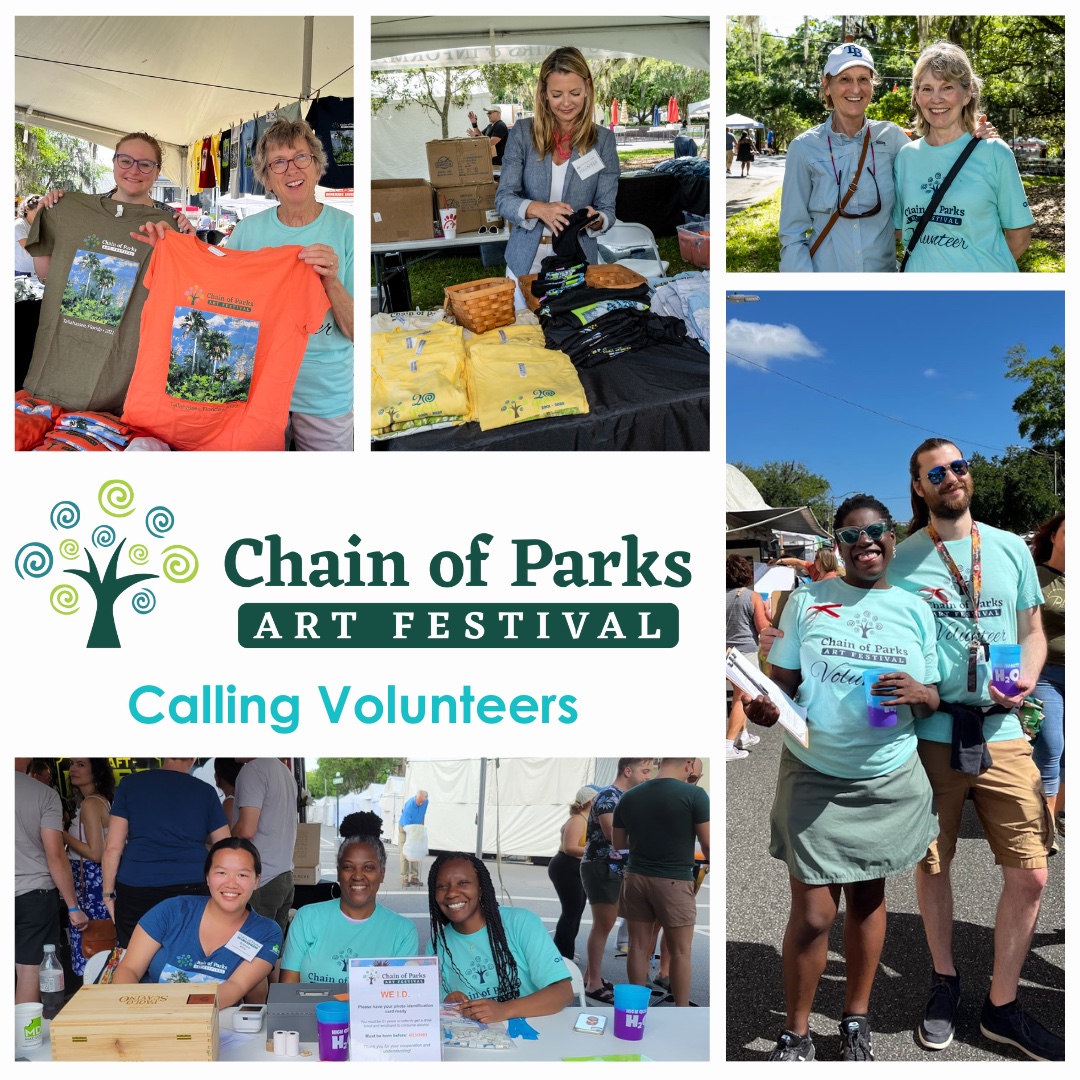 Call to Volunteers Chain of Parks Arts Festival Tallahassee Arts Guide